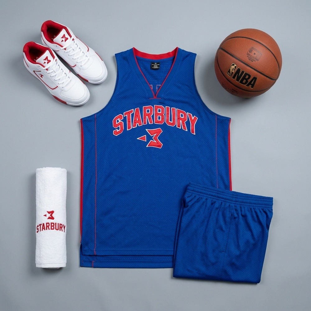 Vintage Starbury Stephon Marbury #3 Basketball Jersey Steve & Barry's Blue Men L